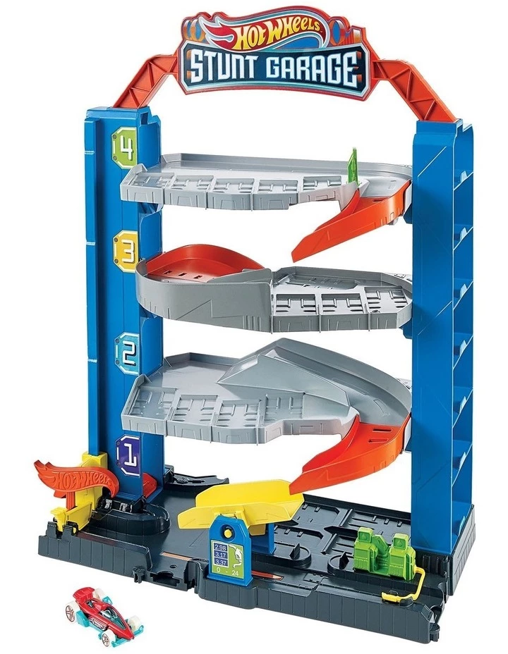 Matchbox Hot Wheels Stunt Garage Play Set 2 Matchbox Hot Wheels Stunt Garage Play Set - Image 2