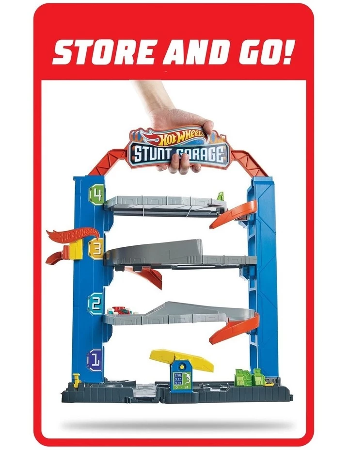 Matchbox Hot Wheels Stunt Garage Play Set 3 Matchbox Hot Wheels Stunt Garage Play Set - Image 3