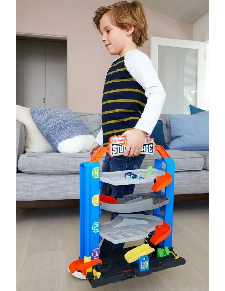 Matchbox Hot Wheels Stunt Garage Play Set 4 Matchbox Hot Wheels Stunt Garage Play Set - Image 4