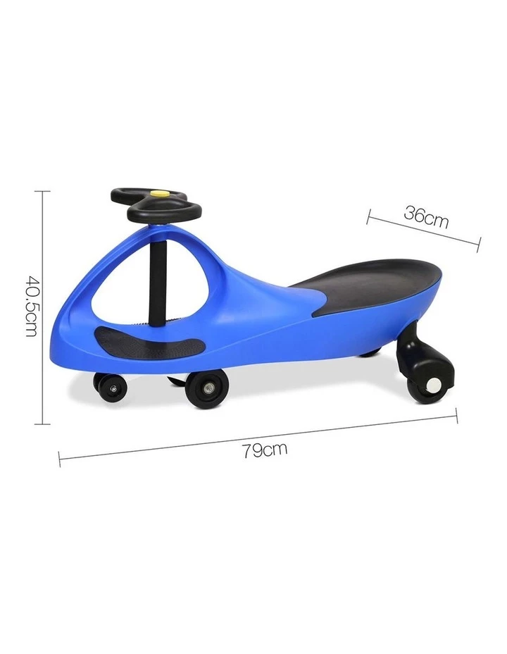 Keezi Kids Ride On Swing Car 2 Keezi Kids Ride On Swing Car - Image 2