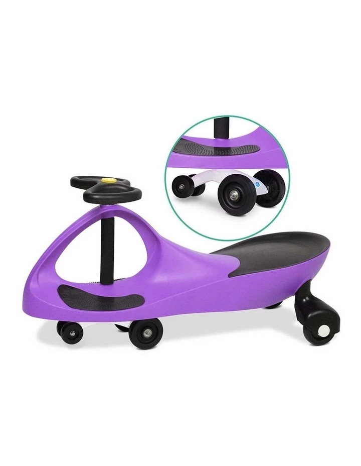 Keezi Kids Ride On Swing Car 5 Keezi Kids Ride On Swing Car - Image 5