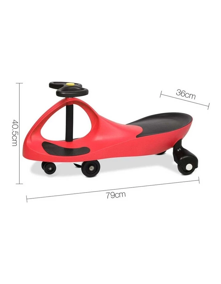 Keezi Kids Ride On Swing Car 2 Keezi Kids Ride On Swing Car - Image 2