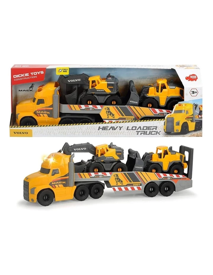 Dickie Toys Mack & Volvo Heavy Loader Truck 1 Dickie Toys Mack & Volvo Heavy Loader Truck