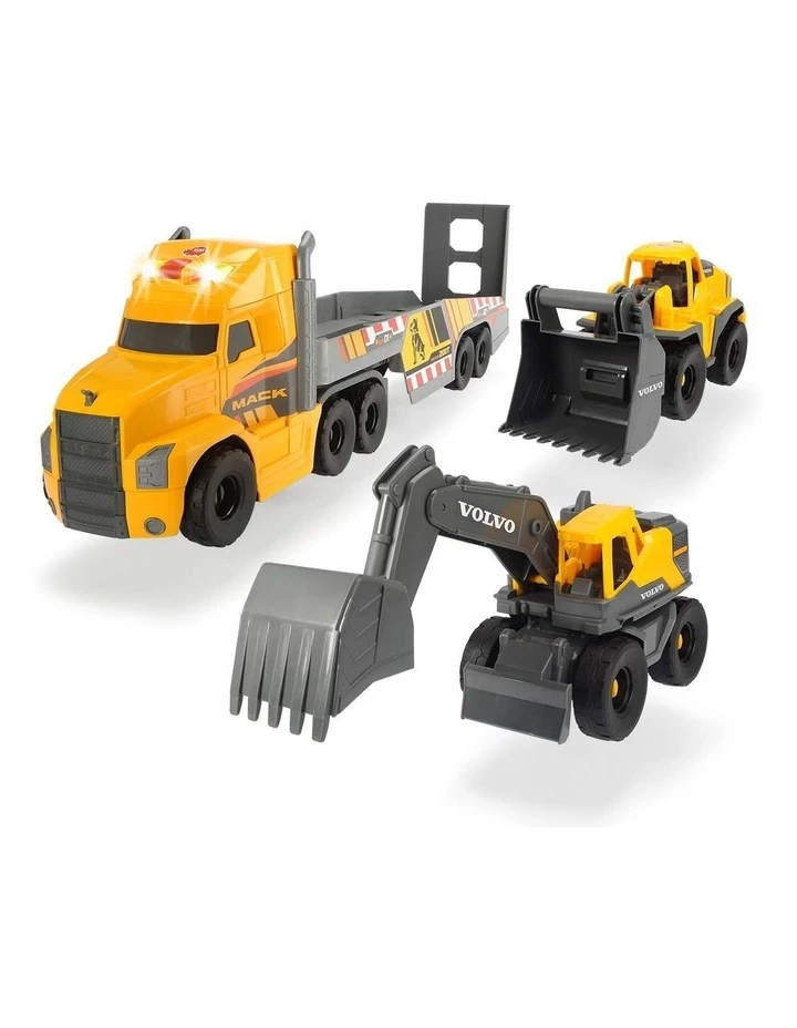 Dickie Toys Mack & Volvo Heavy Loader Truck 2 Dickie Toys Mack & Volvo Heavy Loader Truck - Image 2