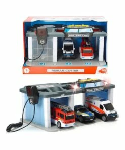 Dickie Toys Rescue Center with Lights and Sound Playset