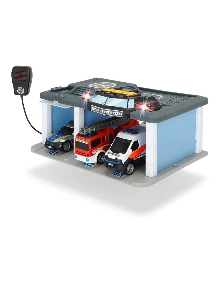 Dickie Toys Rescue Center with Lights and Sound Playset 2 Dickie Toys Rescue Center with Lights and Sound Playset - Image 2