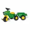 John Deere Rolly Pedal Trike w/ Trailer