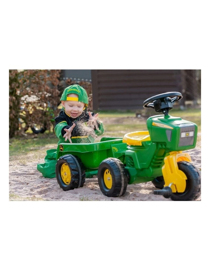 John Deere Rolly Pedal Trike w/ Trailer 4 John Deere Rolly Pedal Trike w/ Trailer - Image 4