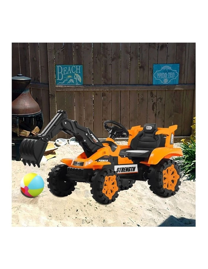 Lenoxx Ride On Excavator - Orange 2 Lenoxx Ride On Excavator - Orange - Image 2