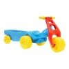 Avoca ATV Push Kick Trike w/ Trailer Junior/Toddler 1-3y Ride-On Toy Blue/Red