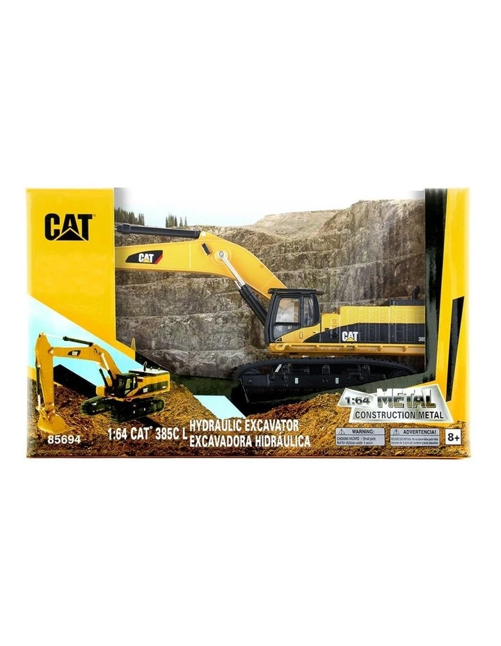 CAT 1:64 Diecast 385C L Hydraulic Excavator Kids/Children Vehicle Toy Yellow 1 CAT 1:64 Diecast 385C L Hydraulic Excavator Kids/Children Vehicle Toy Yellow