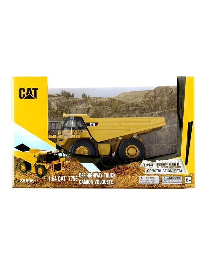 CAT 1:64 Diecast 775E Off-Highway Truck Kids/Children Vehicle Toy Yellow 1 CAT 1:64 Diecast 775E Off-Highway Truck Kids/Children Vehicle Toy Yellow
