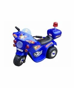 Lenoxx Indoor/Outdoor Blue 3 wheel Electric Ride On Motorcycle Motor Trike Kids/Toddler