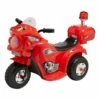 Lenoxx Indoor/Outdoor Red 3 wheel Electric Ride On Motorcycle Motor Trike Kids/Toddler