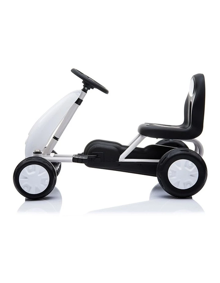 UNBRANDED Kids Go Kart Pedal Ride On Children Racing Car Toy Buggy 18 Months White 2 UNBRANDED Kids Go Kart Pedal Ride On Children Racing Car Toy Buggy 18 Months White - Image 2