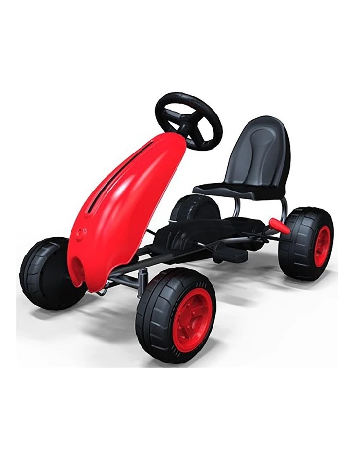 UNBRANDED Kids Go Kart Pedal Ride On Children Racing Car Toy Buggy 3 Years Red 1 UNBRANDED Kids Go Kart Pedal Ride On Children Racing Car Toy Buggy 3 Years Red