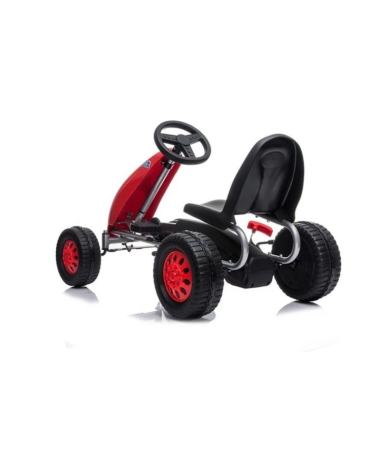 UNBRANDED Kids Go Kart Pedal Ride On Children Racing Car Toy Buggy 3 Years Red 2 UNBRANDED Kids Go Kart Pedal Ride On Children Racing Car Toy Buggy 3 Years Red - Image 2