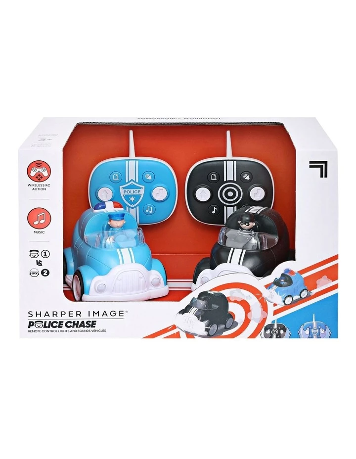 Sharper Image Preschool Police & Robber Dual Play Car Set 1 Sharper Image Preschool Police & Robber Dual Play Car Set