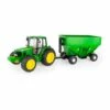 John Deere 1:16 7430 Big Farm Tractor w/Gravity Wagon Kids/Light/Sound Toy 3+