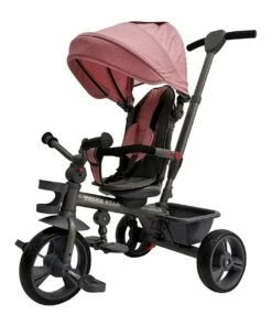Trike Star Tricycle Push Ride On Toy Toddler w/Parental Handle/Basket Pink 18months