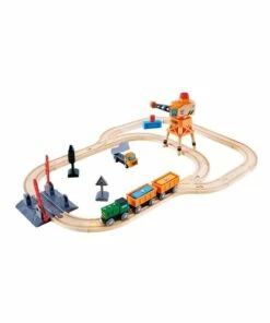 Hape Crossing & Crane Set