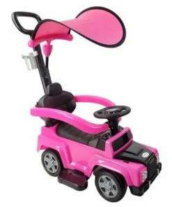 Aussie Baby Land Rover Defender-Inspired Kids Ride On Car Pink