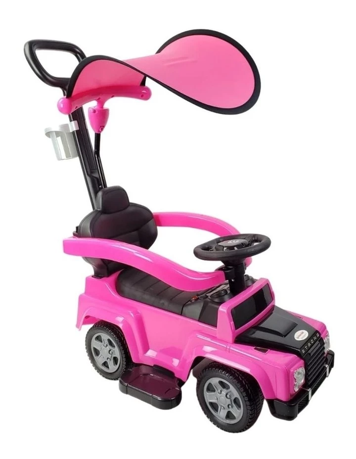 Aussie Baby Land Rover Defender-Inspired Kids Ride On Car Pink 1 Aussie Baby Land Rover Defender-Inspired Kids Ride On Car Pink