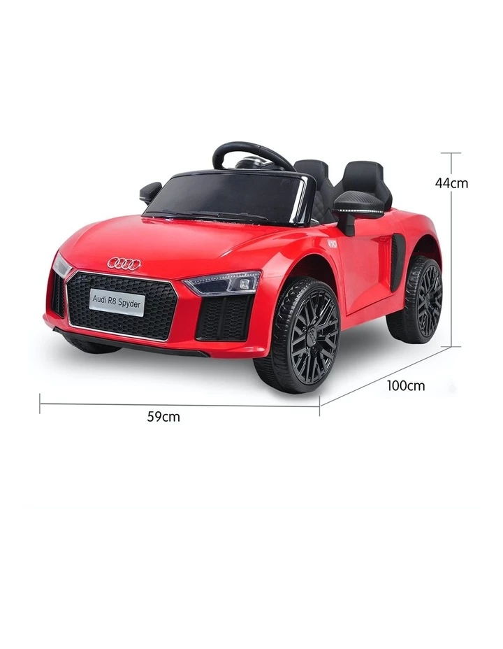 Klika R8 Spyder Audi Kids Electric Ride On Car Red 5 Klika R8 Spyder Audi Kids Electric Ride On Car Red - Image 5