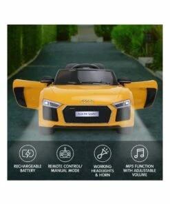 Klika R8 Spyder Audi Kids Electric Ride On Car Yellow -Vehicles & Remote Control Toys Online Shop 869501710 6 720x928