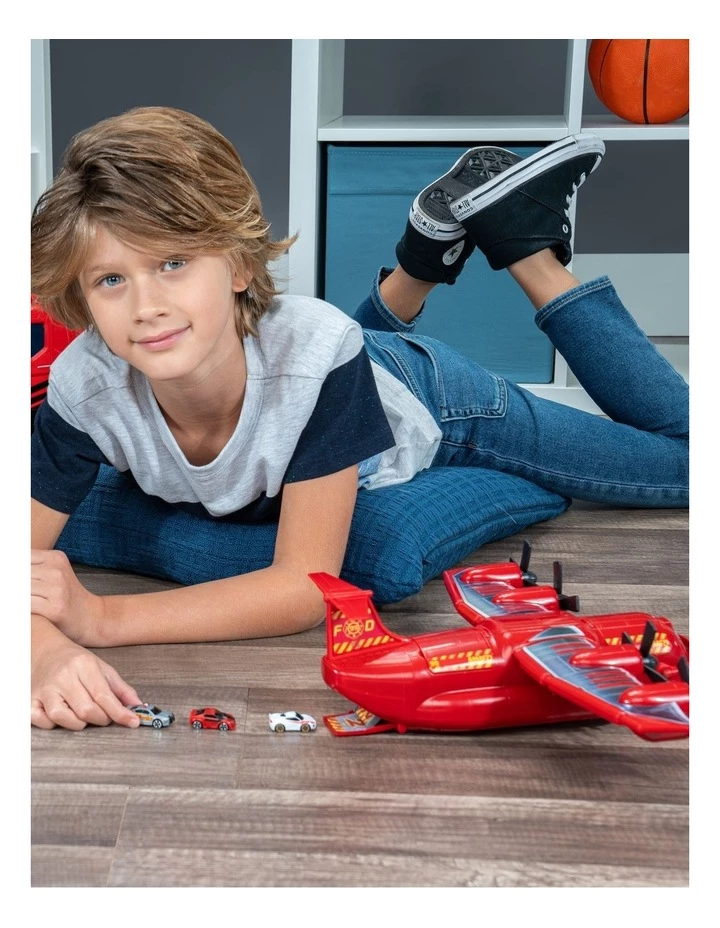 Micro Machines Fire Rescue Cargo Carrier Transporter 3 Micro Machines Fire Rescue Cargo Carrier Transporter - Image 3