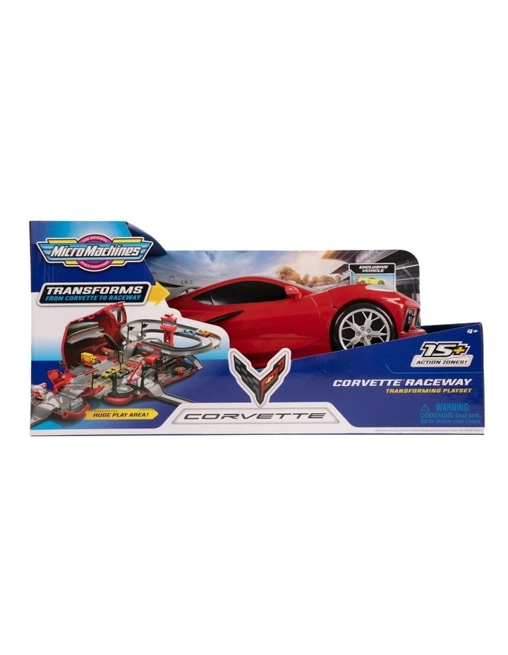 Micro Machines Corvette Raceway City Transforming Playset Multi 1 Micro Machines Corvette Raceway City Transforming Playset Multi
